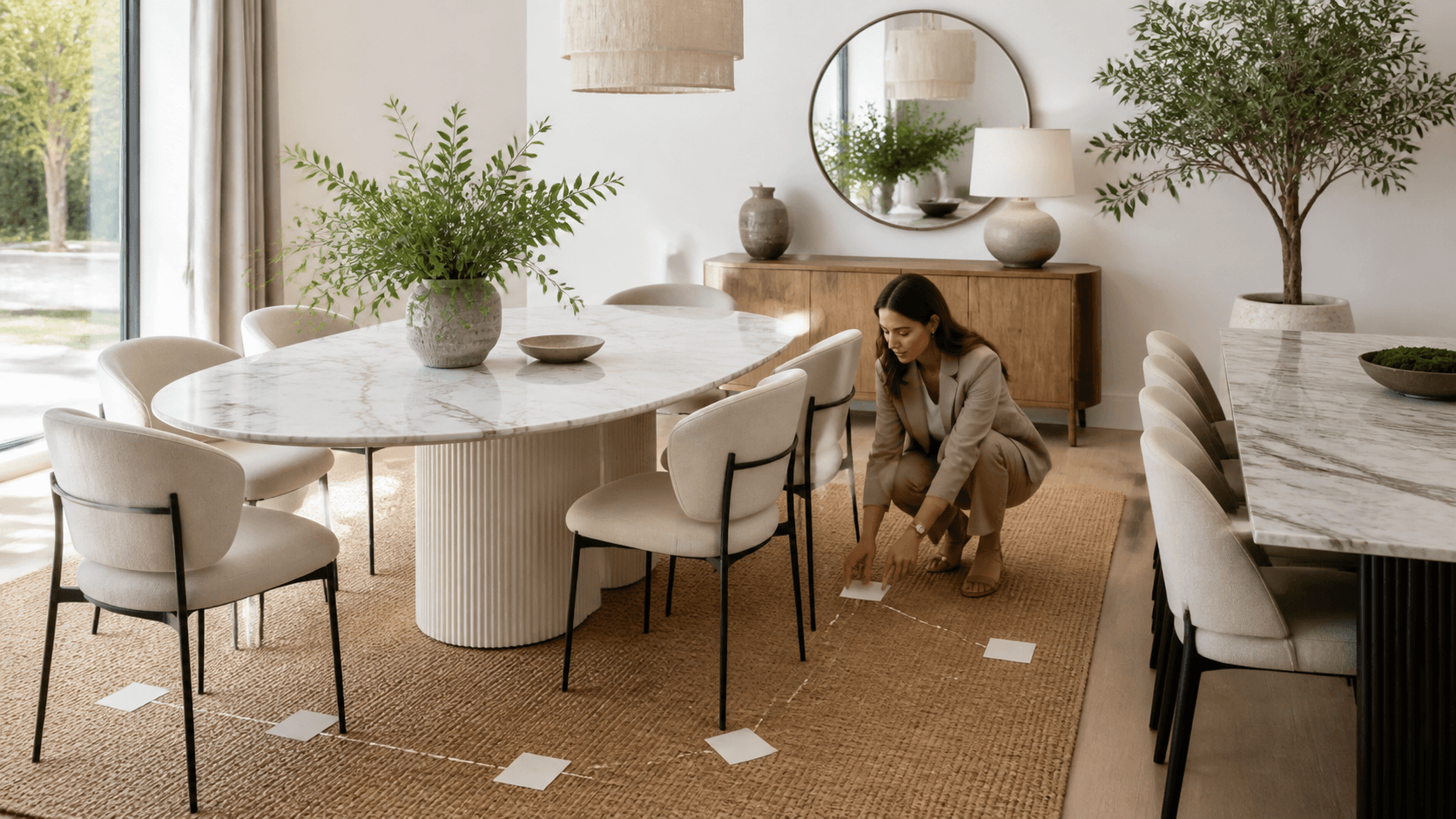 How to Choose Marble Table Size and Shape for Your Room